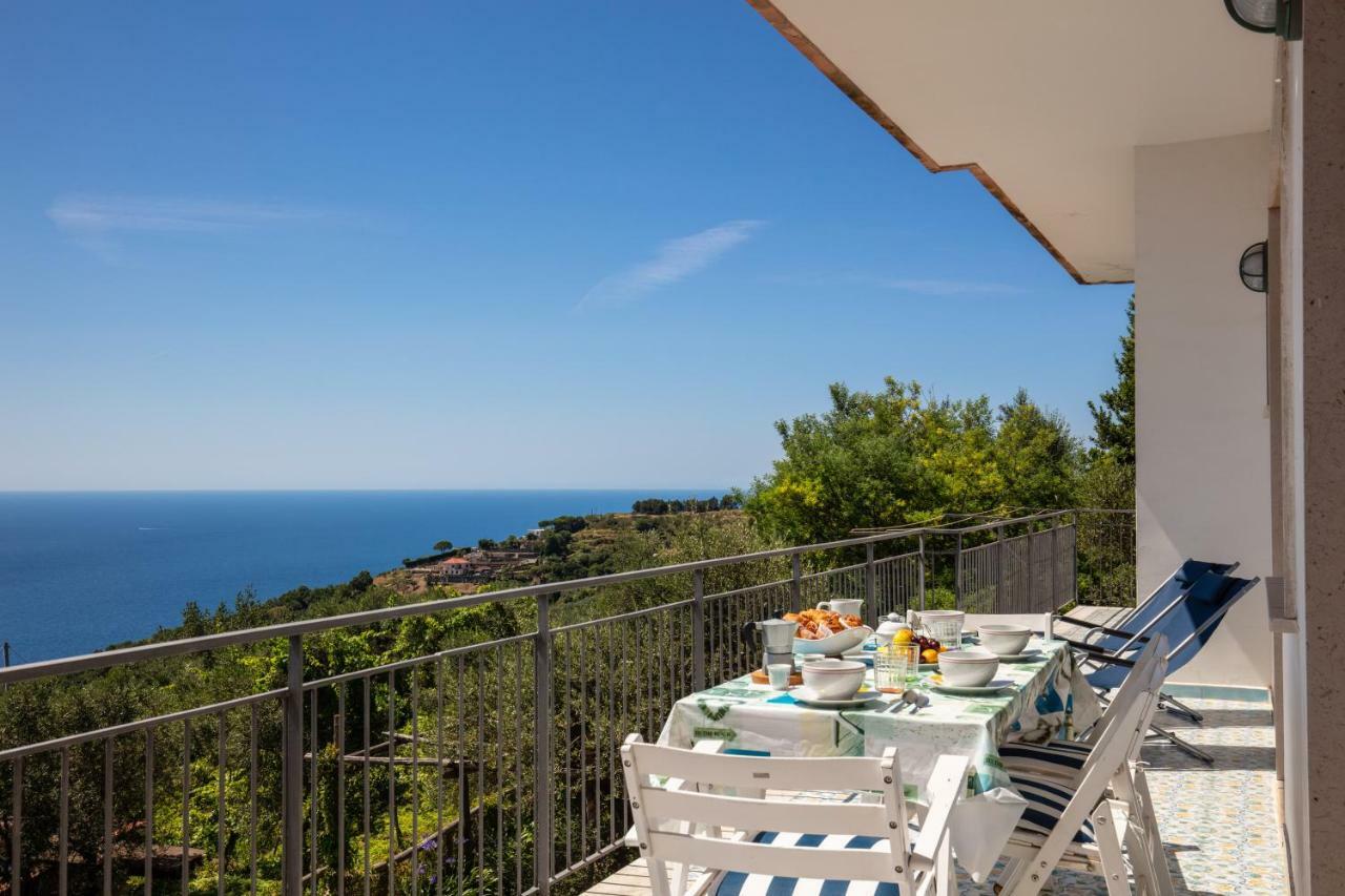 Geca'S House - Panoramic Sea View Studio Massa Lubrense Eksteriør billede